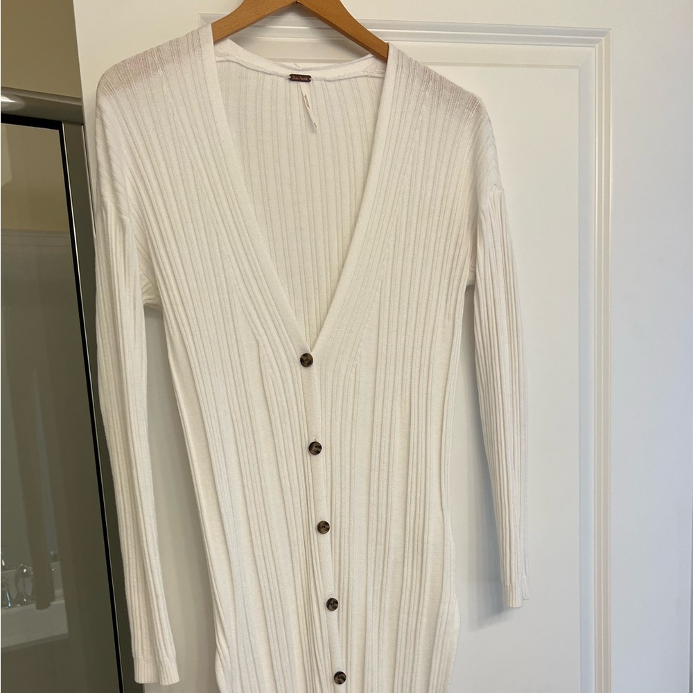 Free people long cardigan